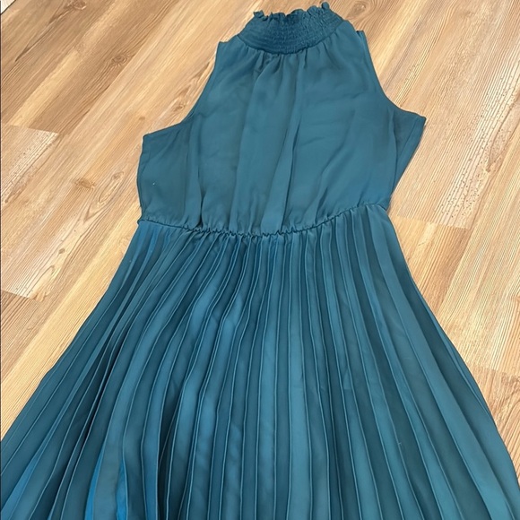Banana Republic Teal Blue Sleeveless Halter Sundress - Picture 7 of 11
